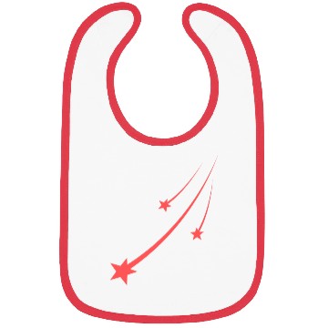 Discover Stars Oranges Design Bibs