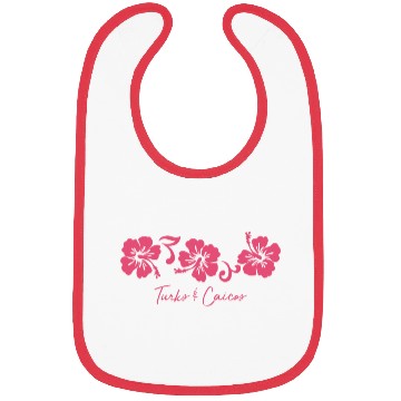 Discover Turks and Caicos Hibiscus Flower Bibs