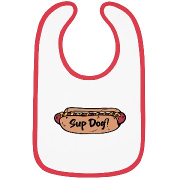 Discover Hot Dog food lover Bibs