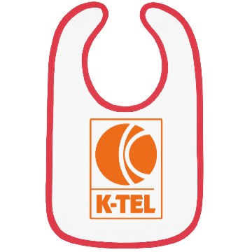 Discover Ktel K TEL logo Bibs