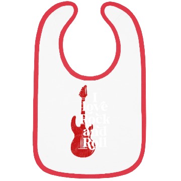 Discover I Love Rock and Roll Bibs