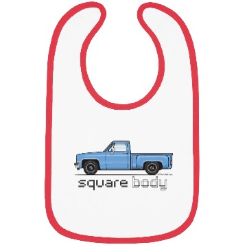 Discover Square Body Light Blue Bibs