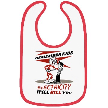 Discover Reddy's Kilowatts Electricity Will Kill You Bibs