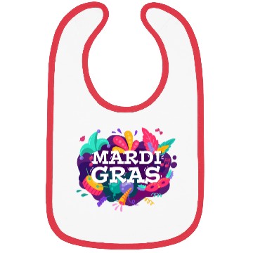 Discover Mardi Gras Gift Bibs Beads Mask Feathers