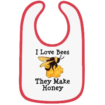 Discover I Love Bees Honey Bee Beekeeping Beekeeper Bibs