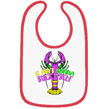 Discover Funny Lobster Mardi Gras Bibs