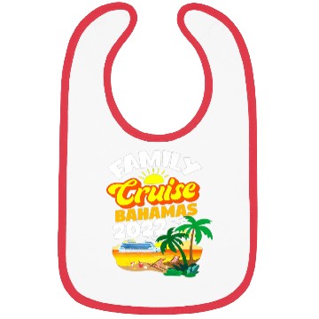 Discover Family Cruise Bahamas Men Women Boys Girls Sailing Bibs
