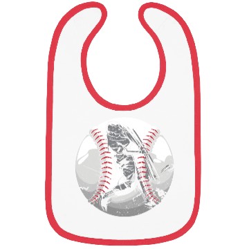 Discover Baseball Player Coach Bat And Ball Pitcher Catcher Bibs