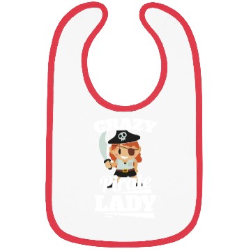 Discover Crazy Pirate Lady Bibs
