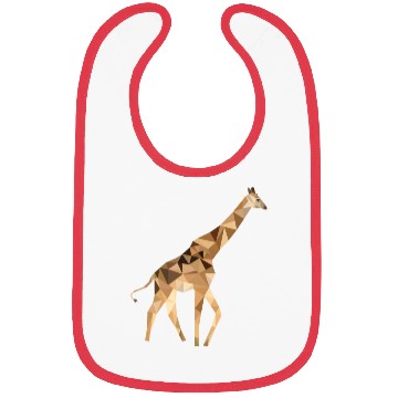 Discover Giraffe Linear Style Graphic Silhouette Bibs