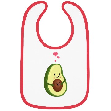 Discover Pregnant Avocado Mom Family Baby Announcement Bibs