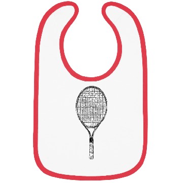 Discover Tennis Racket Graphic Bibs