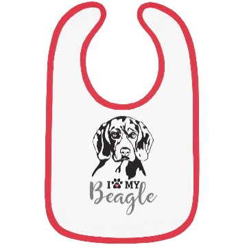 Discover I love my Beagle Bibs