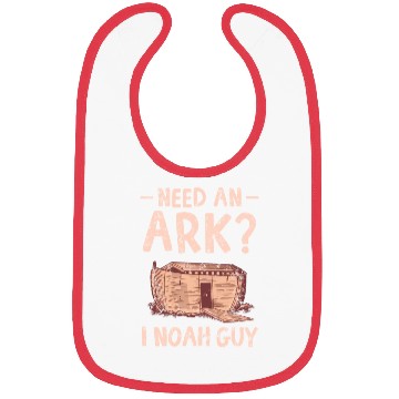 Discover Need an Ark I Noah Guy Funny Christian Bibs