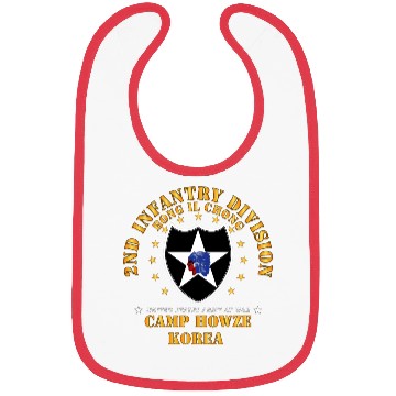 Discover Army 2nd Infantry Division Camp Howze wo DS Bibs