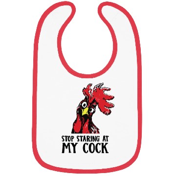 Discover Stop staring at my cock Bibs