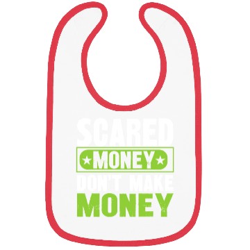 Discover Scared Money Dont Make Money Bibs