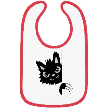 Discover Evil Cat Scratching Bibs