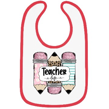 Discover Teacherlife sublimation Bibs