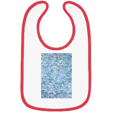 Discover Marble Mosaic in Sapphire and Emerald Bibs