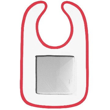 Discover metal surface square craft silver shiny square Bibs