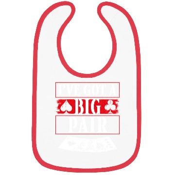 Discover Poker Cards Aces Spade Vintage Bibs