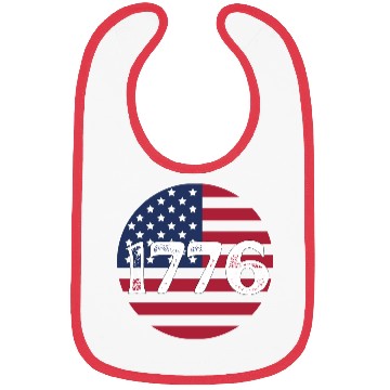 Discover 1776 - In US Flag Bibs