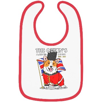 Discover The Queen Platinum Jubilee 2022 Corgi Bibs