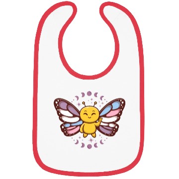 Discover Intersex Monarch Butterfly Subtle Discreet Pride Bibs