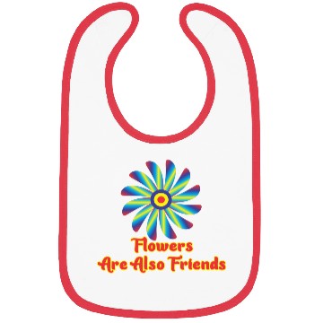 Discover flowers are also friends Bibs