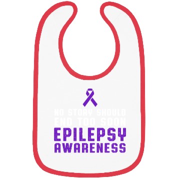 Discover Epilepsy Awareness Fun Beat Epileptic Warrior Bibs