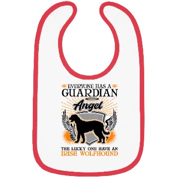 Discover Irish Wolfhound Guardian Angel Bibs