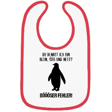 Discover Penguin Small Sweet Nice Funny Quote Gift Bibs