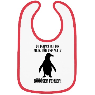 Discover Penguin Small Sweet Nice Funny Quote Gift Bibs