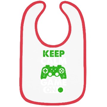 Discover Keep Calm Game On Gamer Virtual Games Player Bibs