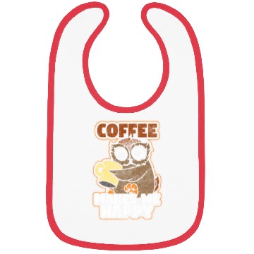 Discover Owl Nature Birds Wisdom Bibs