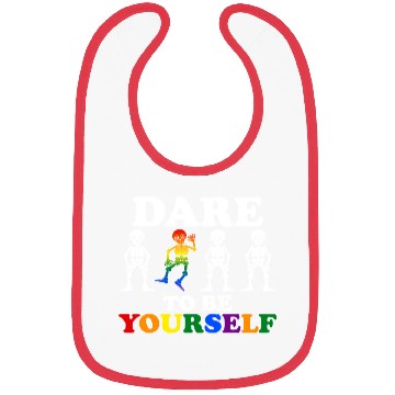 Discover Dare To Be Yourself Bibs Cute LGBTQ Pride