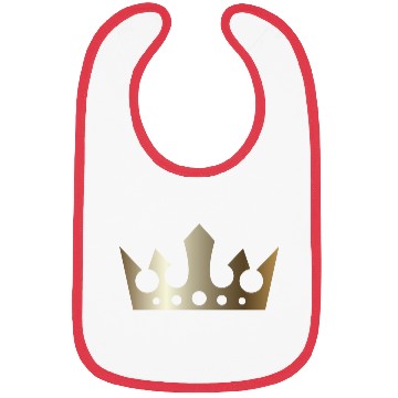 Discover VIP golden crown king gold vector image monarch Bibs