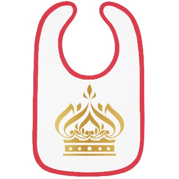 Discover Golden crown king vip gold vector image logo Bibs