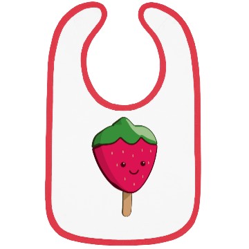 Discover IceCream Strawberry Bibs