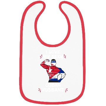 Discover I Love My Cuban husband Bibs