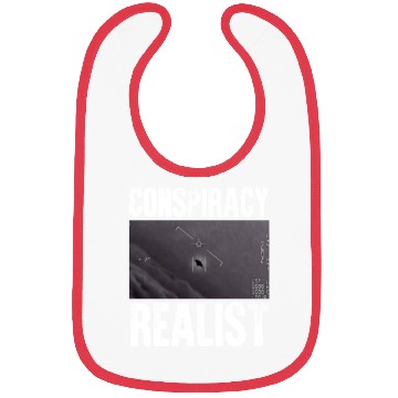 Discover Conspiracy Realist Bibs UFO Government Sighting