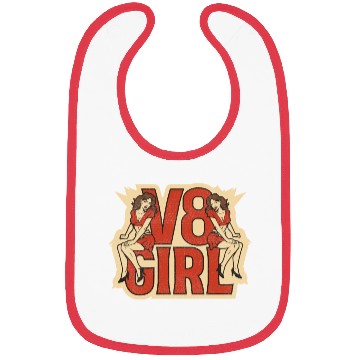 Discover Muscle Car Girl - V8 Girl Bibs