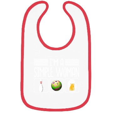 Discover Beer Pin Bowling Bibs