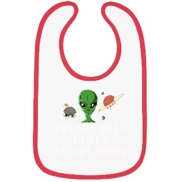 Discover Alien Gift Extraterrestrial UFO AREA 51 Sci-fi Bibs