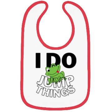 Discover Frog Do The Jump Thing Bibs