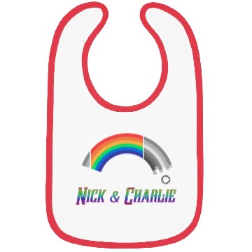 Discover Heartstopper Rainbow LBGTQIA+ Nick and Charlie Bibs