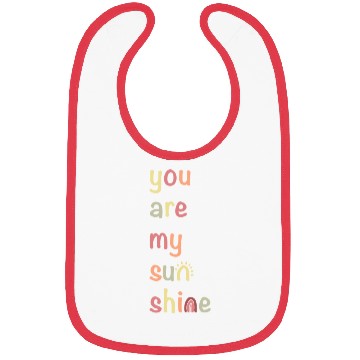 Discover You Are My Sunshine Bibs