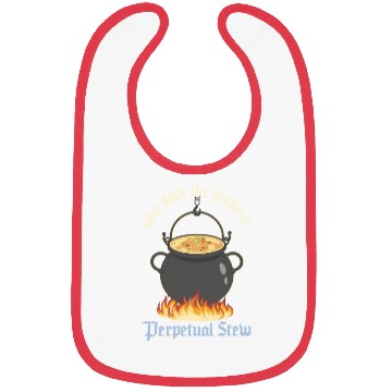 Discover Perpetual Stew Broth cauldron Medieval History Bibs