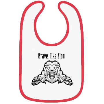 Discover Brave Like Lion Bibs